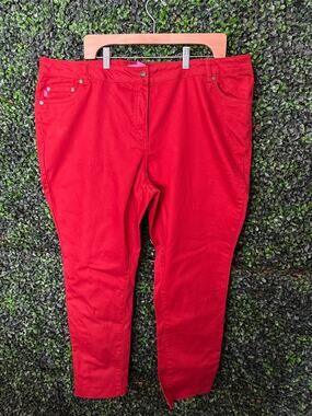 Woman Within, Orange Pants, Women’s Size 22T,
